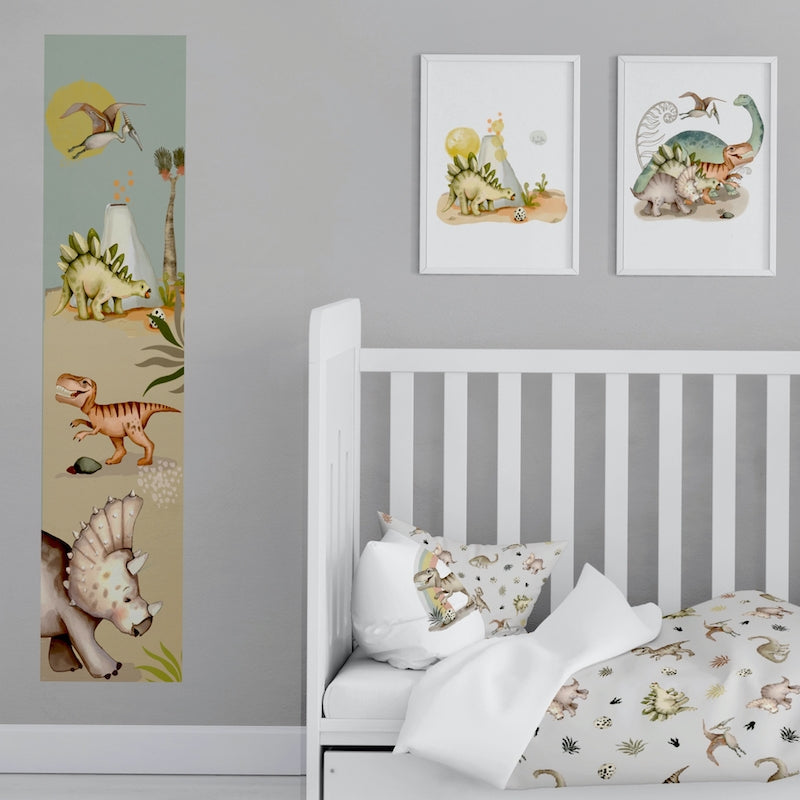 ( Fait au Québec) Ensemble de literiIe bébé- DINOSAURES housses de couette bébé  ,disponible chez Literie-Déco et moi 