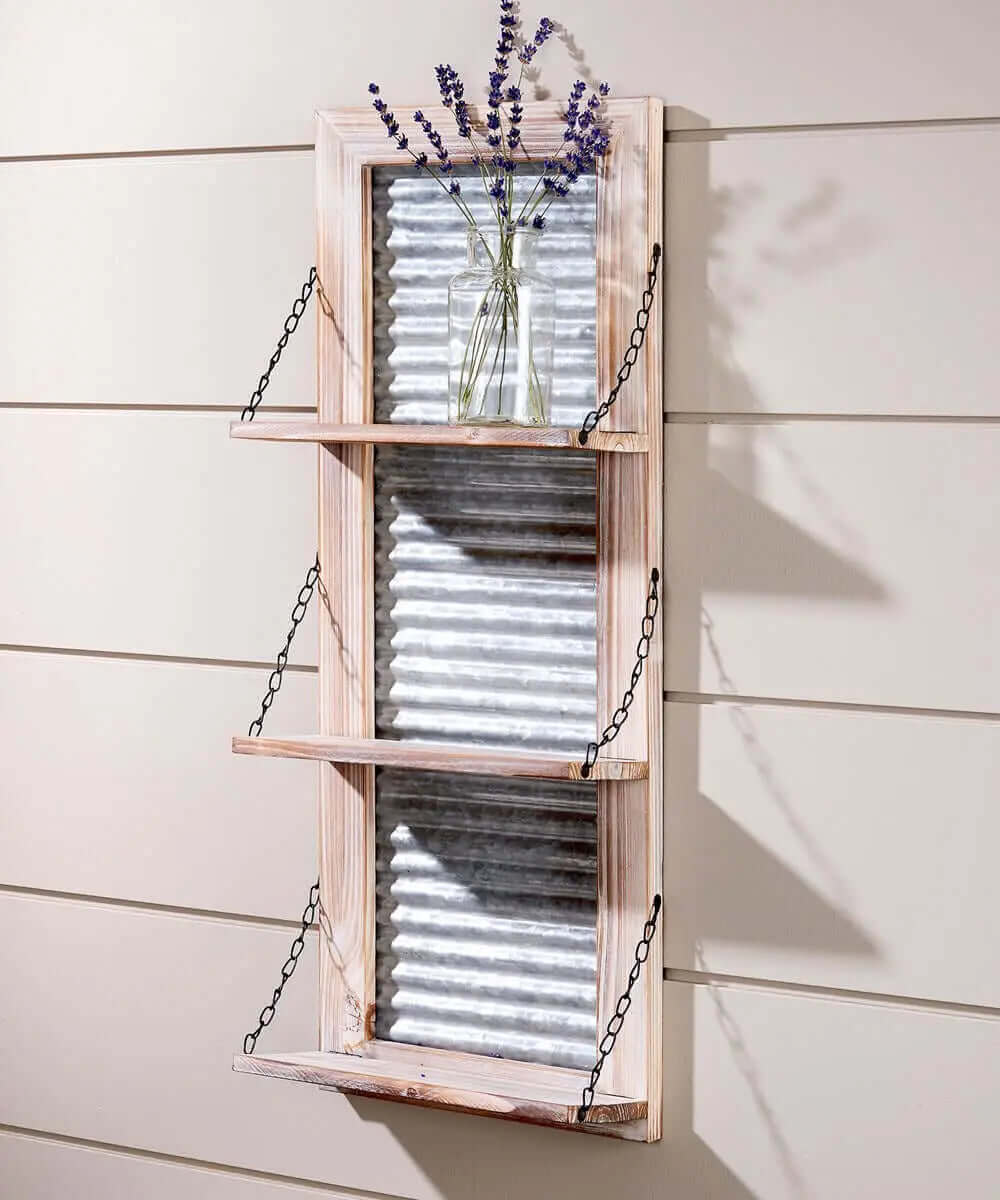 Triple étageres murales ( 26 po. hauteur) - etagere stock - Literie-Déco et moi 