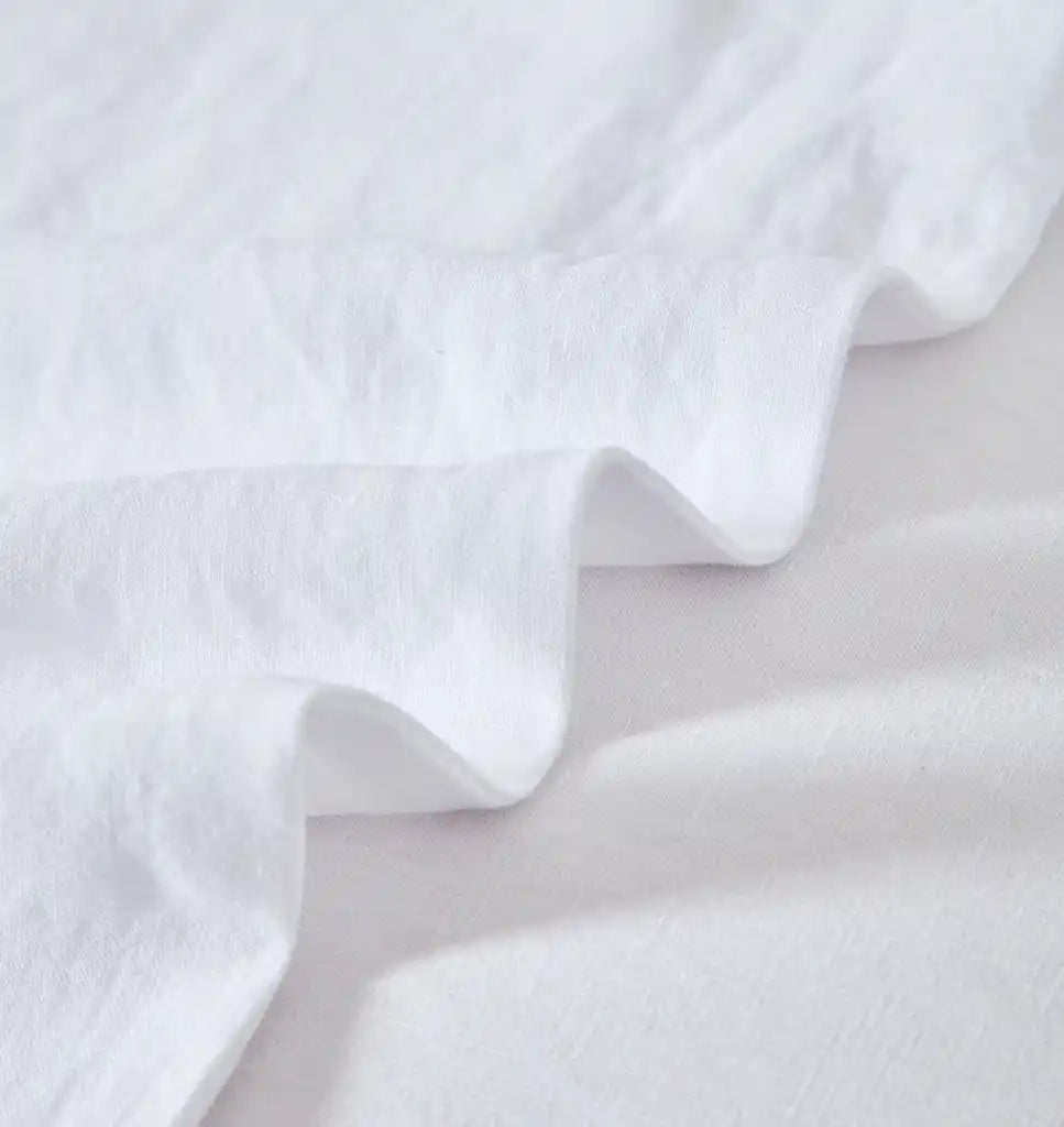 Ensemble de housse de couette Vintage Touch ( Blanc) - Housse de couette Daniadown - Literie-Déco et moi 