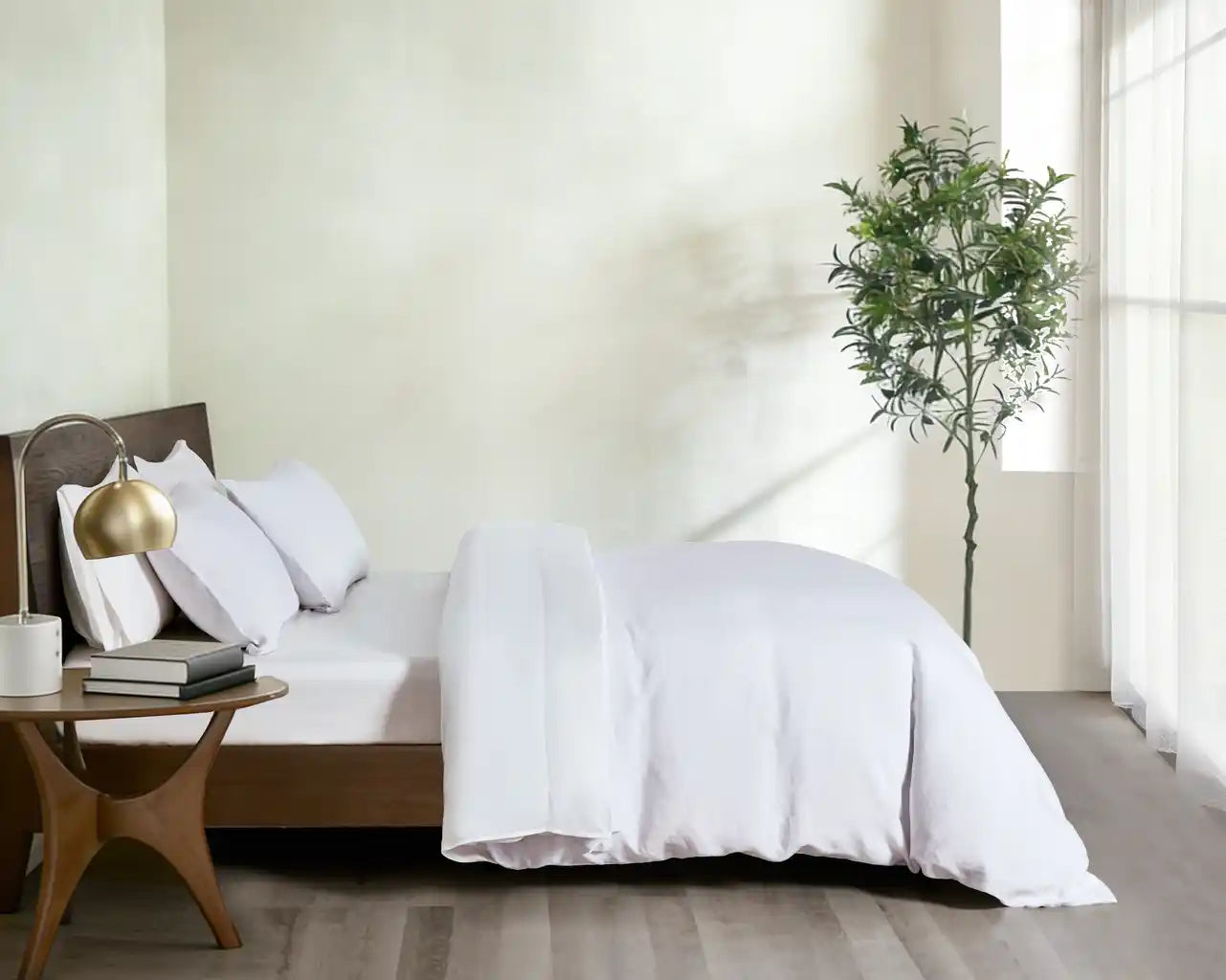 Ensemble de housse de couette Vintage Touch ( Blanc) - Housse de couette Daniadown - Literie-Déco et moi 