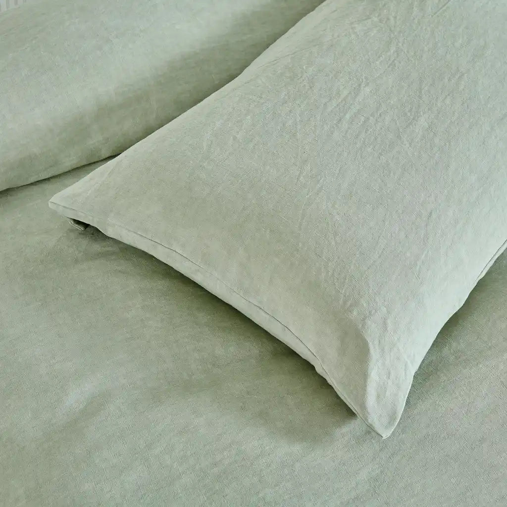 Ensemble de housse de couette Vintage Touch ( Lichen) - Housse de couette Daniadown - Literie-Déco et moi 