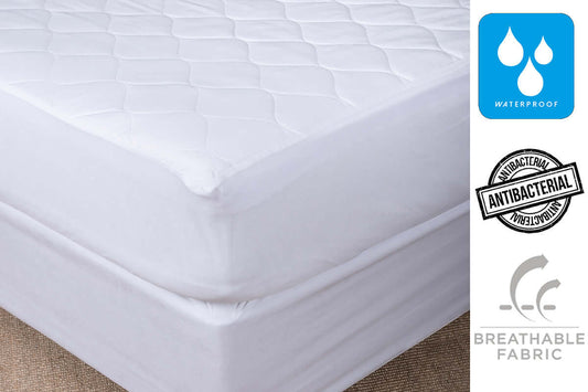Protège-matelas imperméable ESSENTIELS DU LUXE surmatelas  ,disponible chez Literie-Déco et moi 