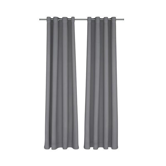 Rideau opaque gris charcoal MODERN- Par Brunelli rideau  ,disponible chez Literie-Déco et moi 