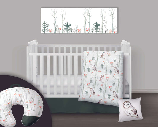 ( Fait au Québec) Ensemble de literie et accessoires pour bébé - AMI NOCTURNE Literie bébés  ,disponible chez Literie-Déco et moi 