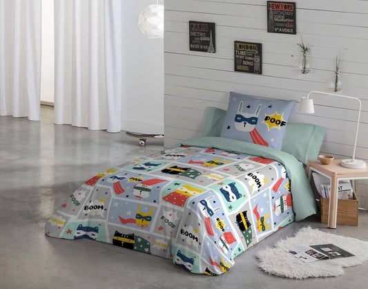 Housse de couette BOOM Housse de couette enfant  ,disponible chez Literie-Déco et moi 