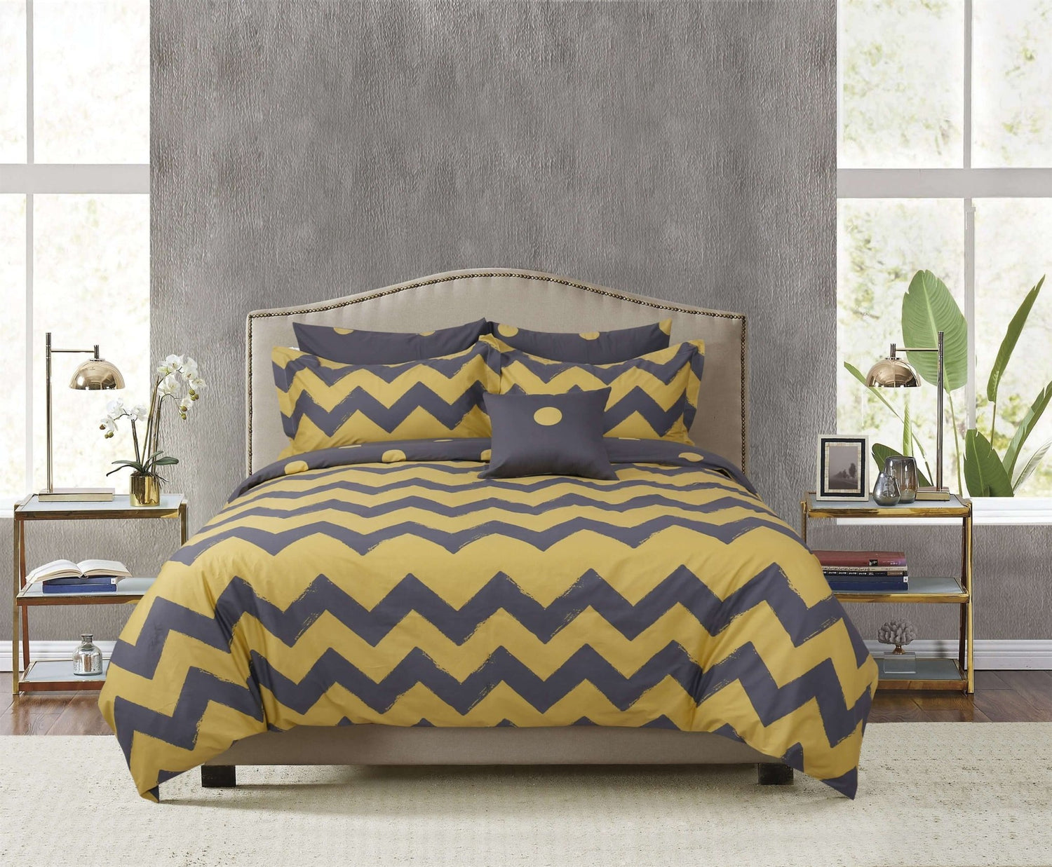 Ensemble de housse de couette TRAVIS ( 4 pièces ) Housse de couette  ,disponible chez Literie-Déco et moi 