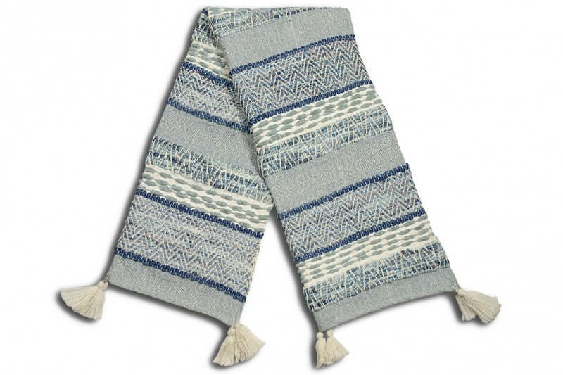 Jeté bleu Zircon Jeté  ,disponible chez Literie-Déco et moi 