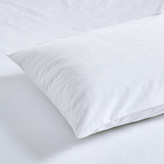 Protège-oreiller imperméable en velours tactile protege oreiller  ,disponible chez Literie-Déco et moi 
