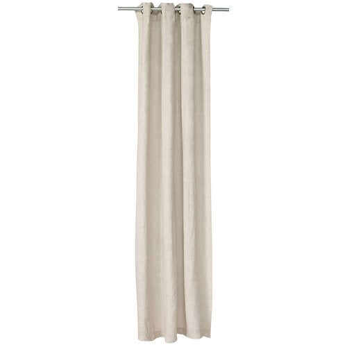 Rideau naturel en lin LINEN STONE WASH- Par Brunelli rideau  ,disponible chez Literie-Déco et moi 