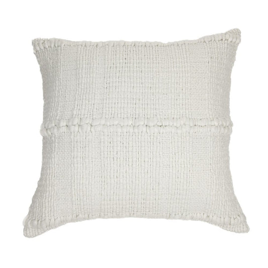 Coussin ivoire SIMPLET ( 20'' x 20'')- Par Brunelli coussins  ,disponible chez Literie-Déco et moi 